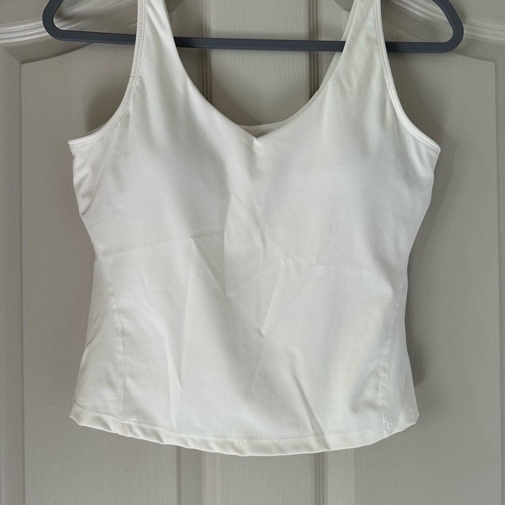 Softlyzero™ Plush Padded V Neck Plain Tank Top